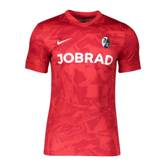 Camiseta de Calentamiento Tercera Mujer SC Freiburg 2025/26 - Rojo
