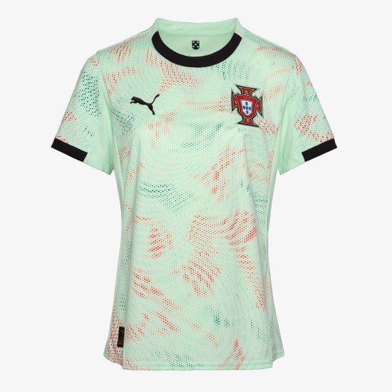 Camiseta de equipo femenino de visita para mujer Portugal 2025