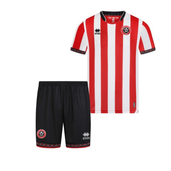 Kit local de niño Sheffield United 2025/26 Kit local de niño Sheffield United 2025/26