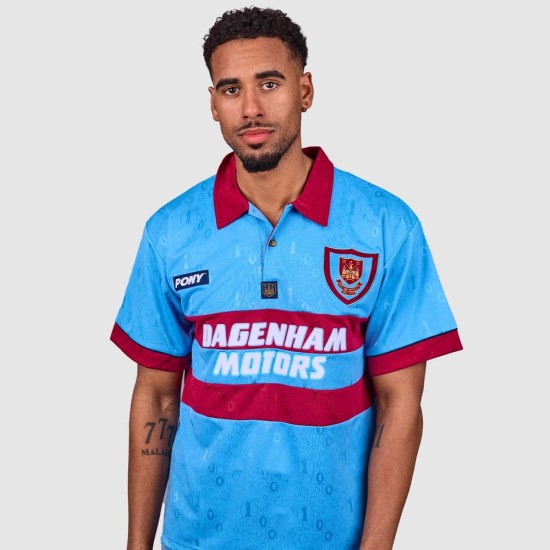 Camiseta Retro Pony Centenario Visitante West Ham United 1995 Hombre